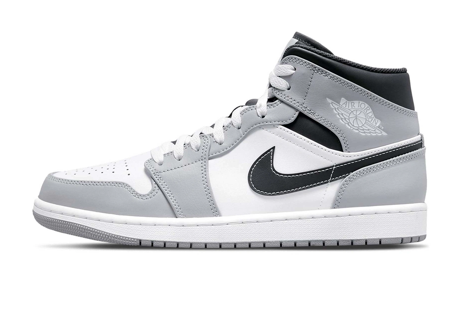 Grey Smoke Air Mid Light Anthracite 1 Jordan 0818